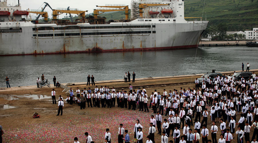 Click to enlarge Kosong Port near Mount Kumgang