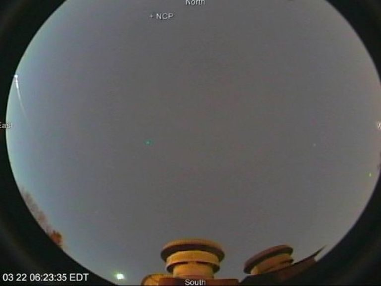 Click to enlarge Northeast US meteor