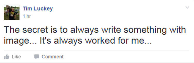 tim luckey facebook post