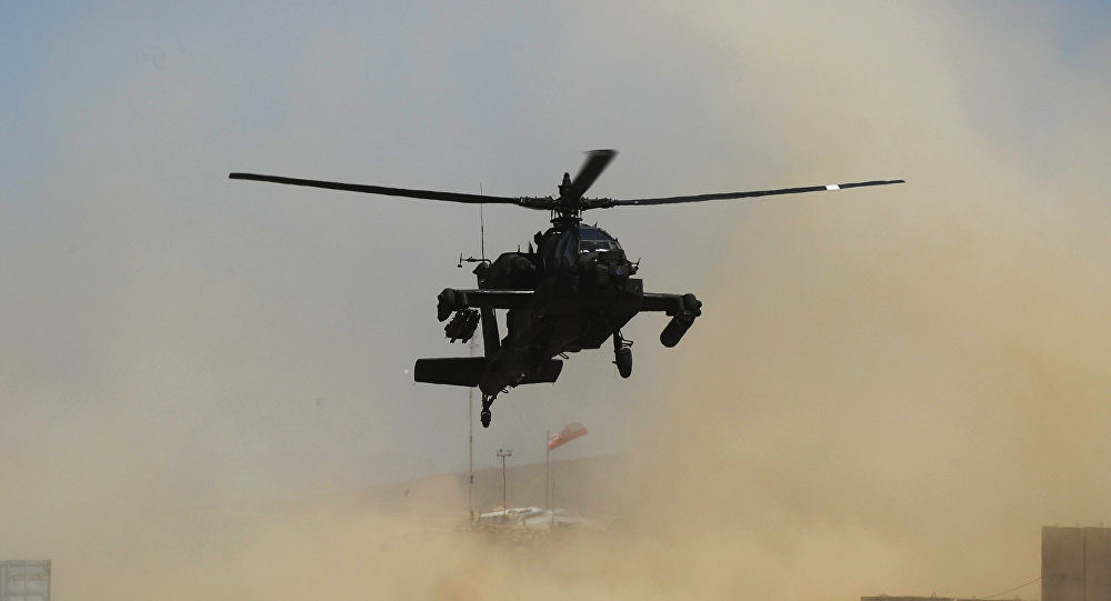 US Army AH-64 Apache attack helicopter