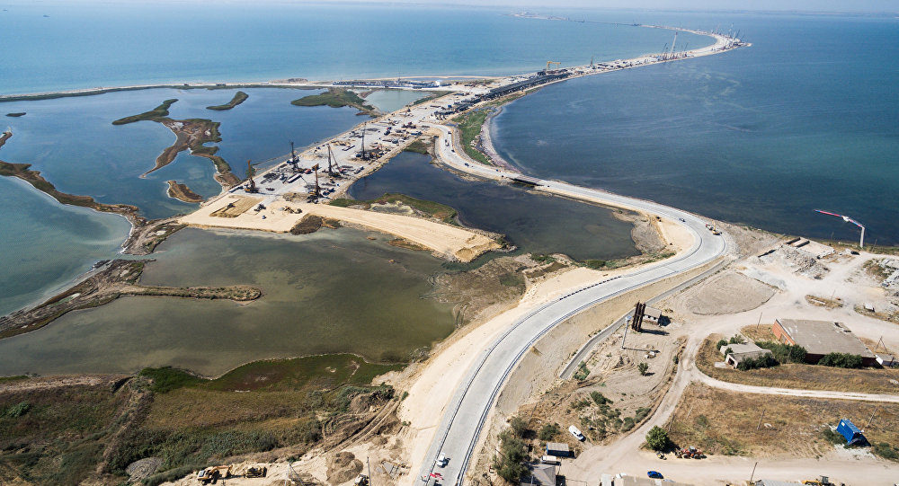 Click to enlarge Bridge construction Crimea