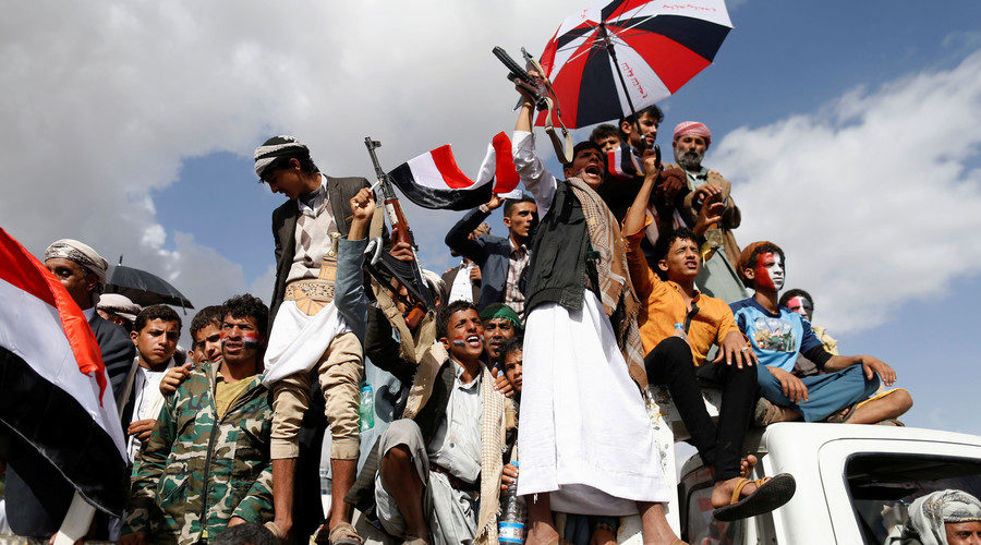 Click to enlarge Yemen march