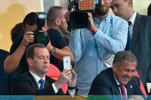 Medvedev on iphone