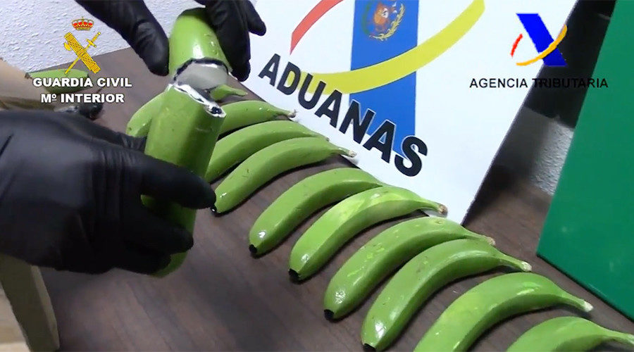 cocaine in bananas