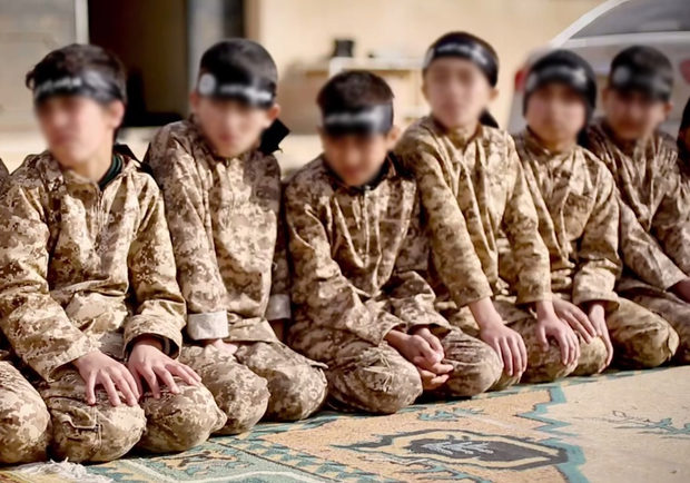 ISIS video children young lions kids