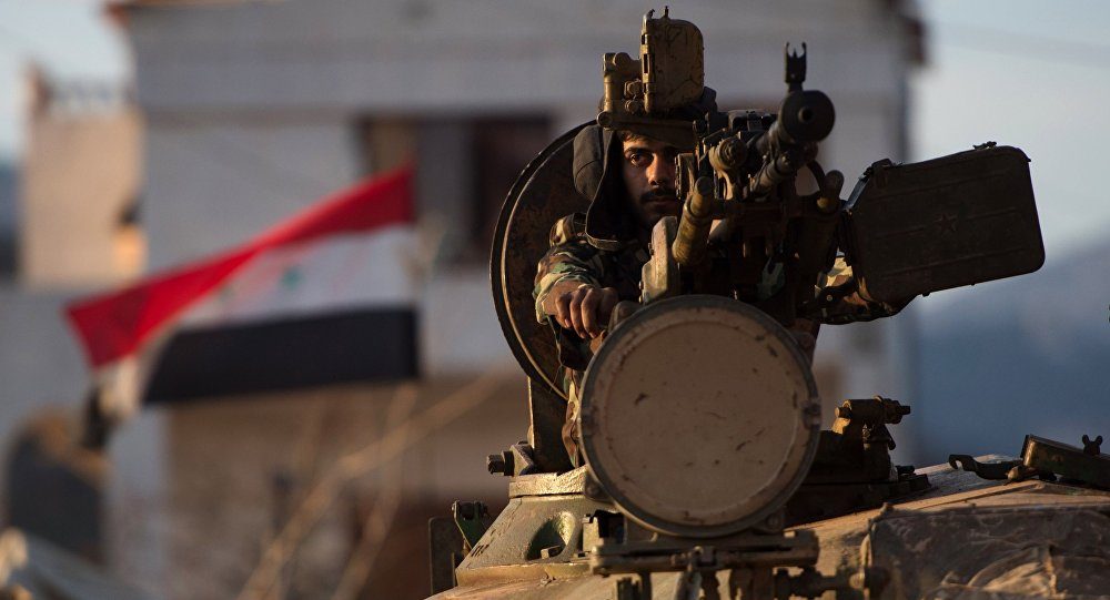 soldier in Syria