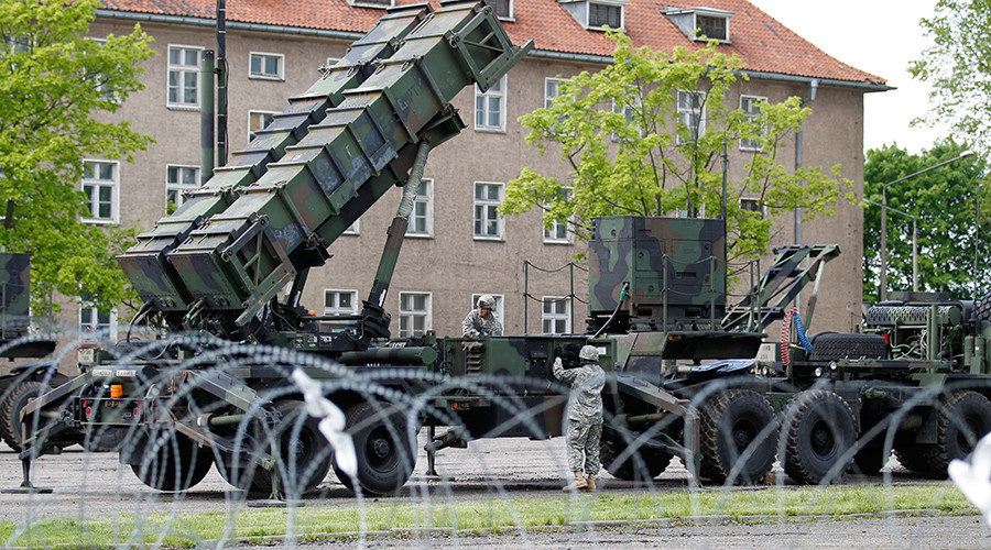 Click to enlarge US Patriot surface-to-air missile battery
