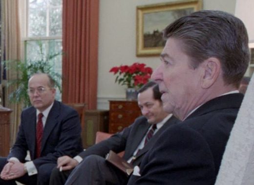 Walter Raymond and Ronald Reagan