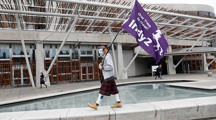 Scotland's Parliament in Holyrood, Edinburgh, Britain