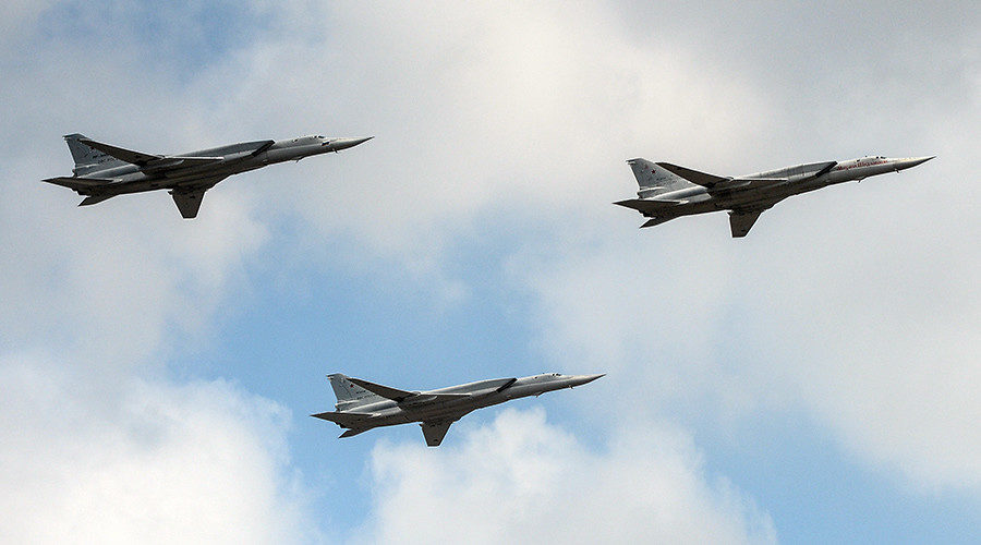 Tu-22M3 long-range strategic bombers