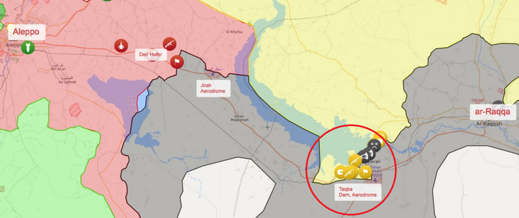 Click to enlarge Map of Syria
