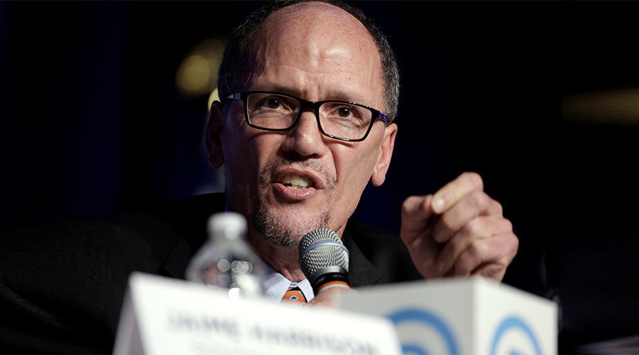 Former Secretary of Labor Tom Perez, a candidate for Democratic National Committee Chairman