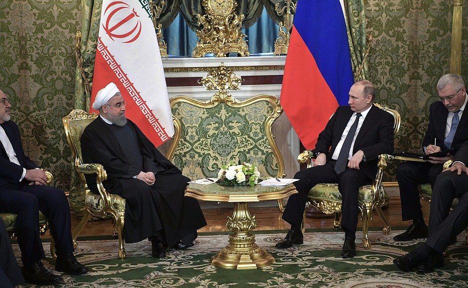 Putin Iran Tehran Rouhani