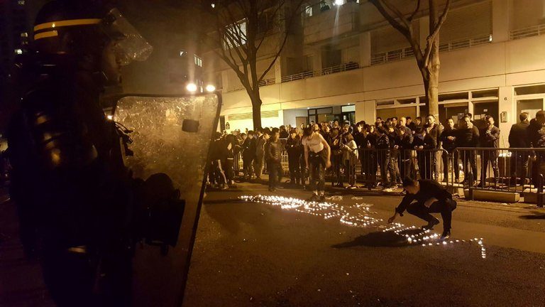 paris protests death Shaoyo Liu