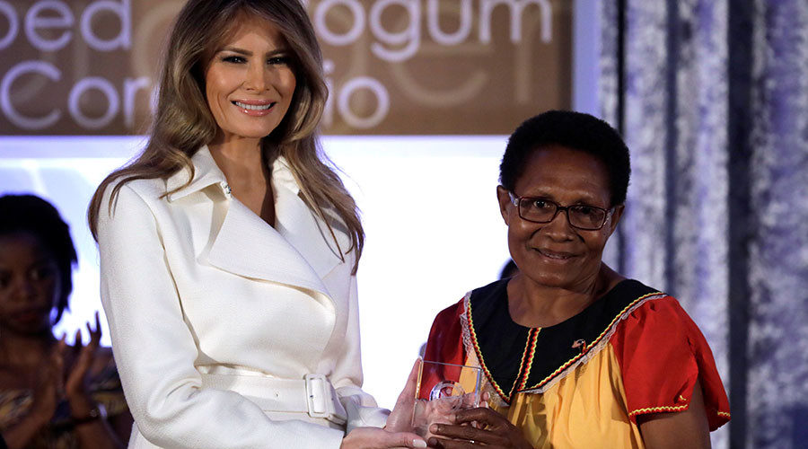 Click to enlarge Melania Trump