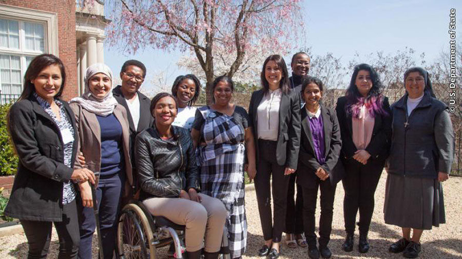Click to enlarge 2017 International Women of Courage awardees