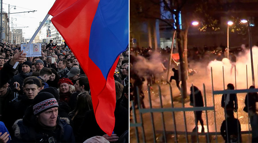 Russia protests