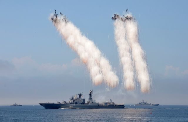 Russian warships Zircon missiles
