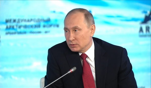 Click to enlarge Putin arctic forum