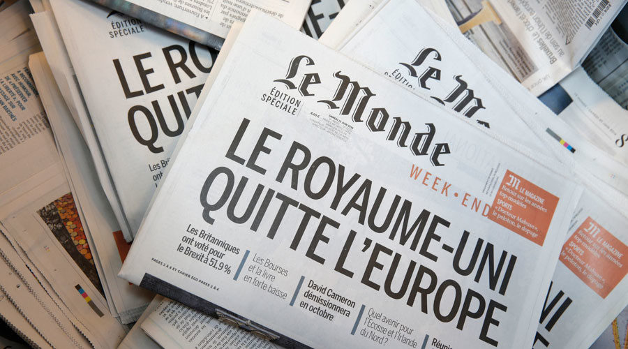 le monde brexit