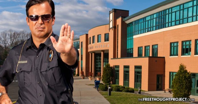 cop block