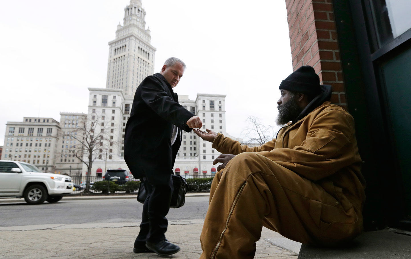Click to enlarge homeless man