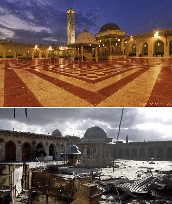 Click to enlarge aleppo before and after