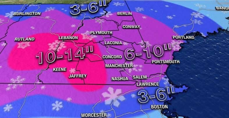 new hamshire snow