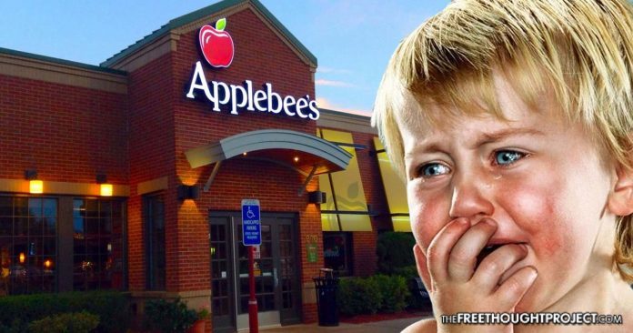 crying boy applebees