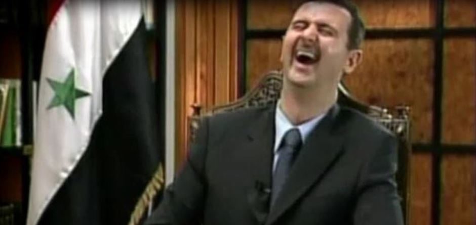 assad laugh
