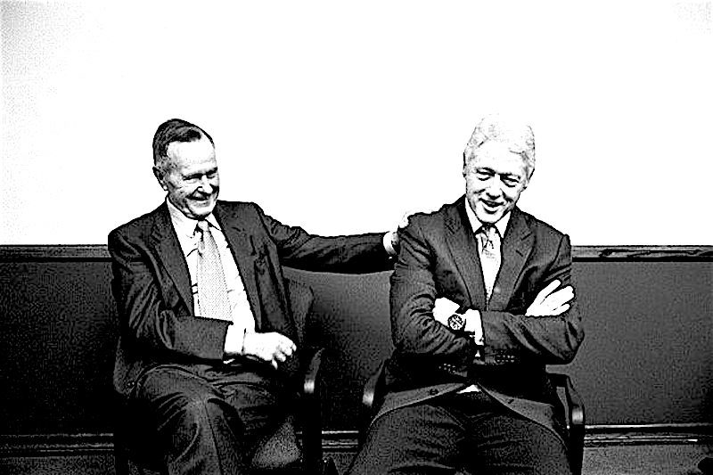 Bush and Clinton