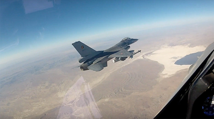 Belgian fighter jet