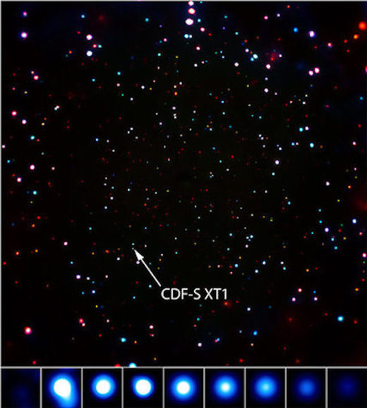 Click to enlarge Mysterious flash of x-rays