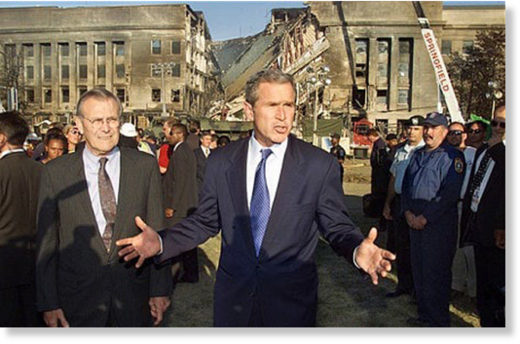 Rumsfeld-Bush-Pentagon-911