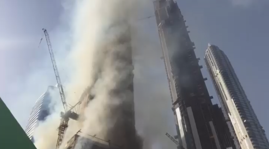 Click to enlarge Dubai fire