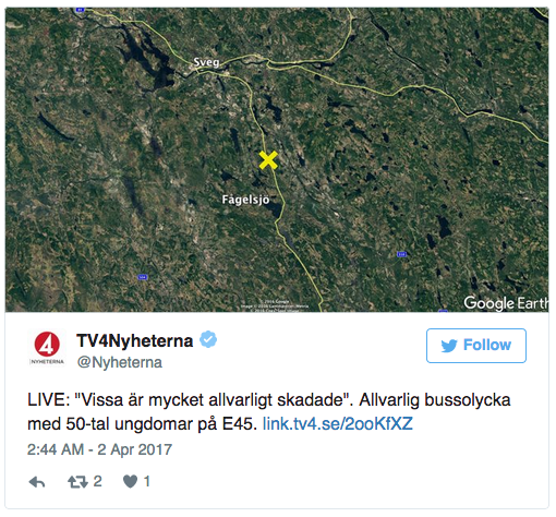 sweden bus crash