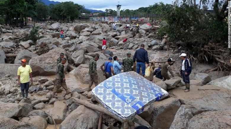 Colombia mudslide