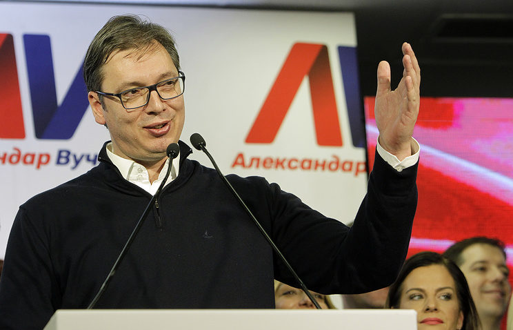 Serbian President-elect Aleksandar Vucic