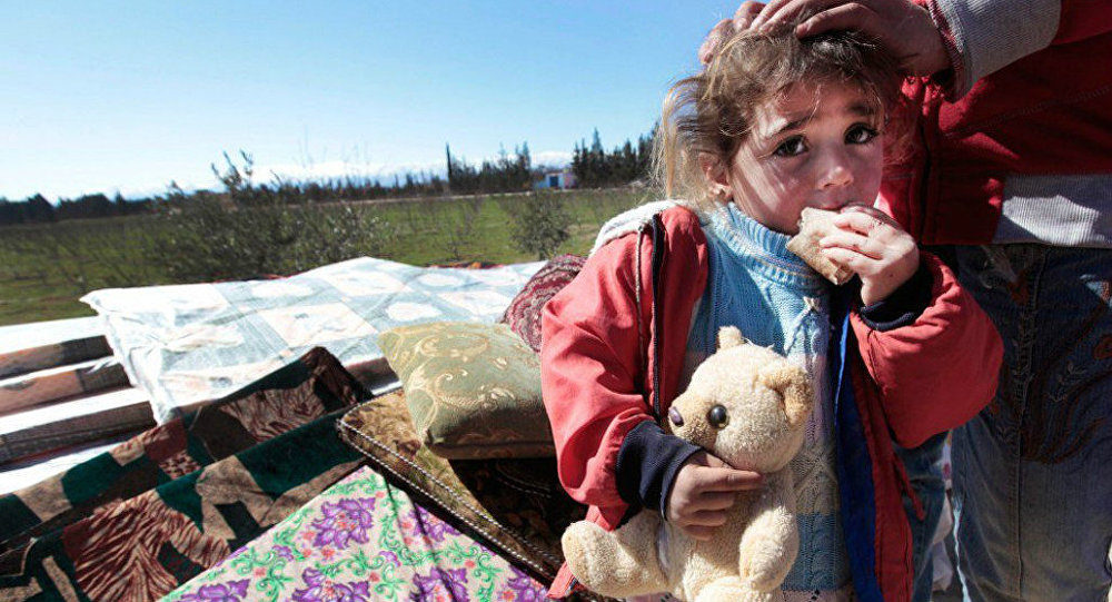 Click to enlarge Syria children kids daughter girl refugee migrant immigration