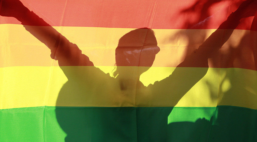 Click to enlarge gay pride flag