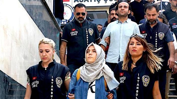 Arrested in turkey