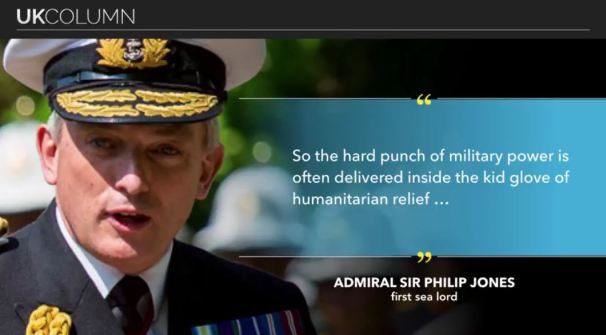 Admiral Sir Philip Jones humanitarian relief