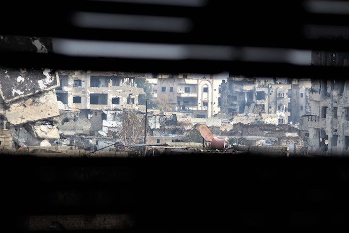 Click to enlarge Jaish al Islam/Nusra Front Jobar.
