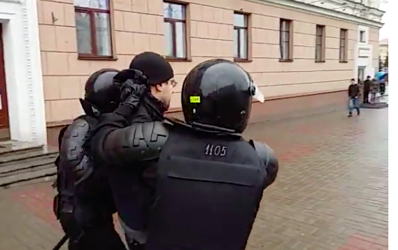Click to enlarge Ivashin arrested in Minsk on March 25th