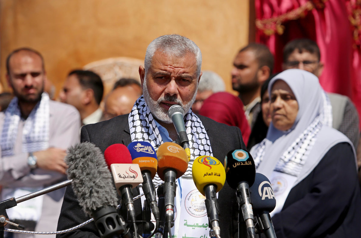 Click to enlarge Ismail Haniyeh