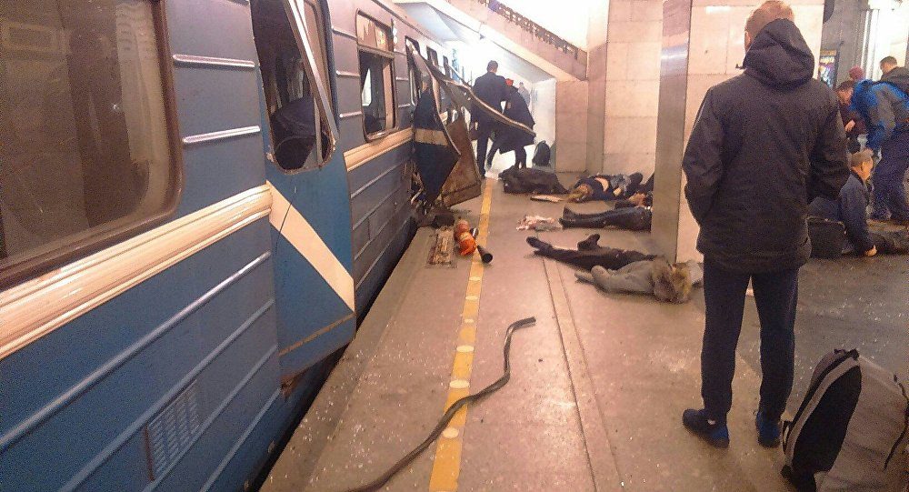 St. Petersburg' Metro Blast