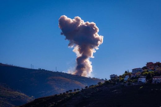 Fireworks explosion in Portugal