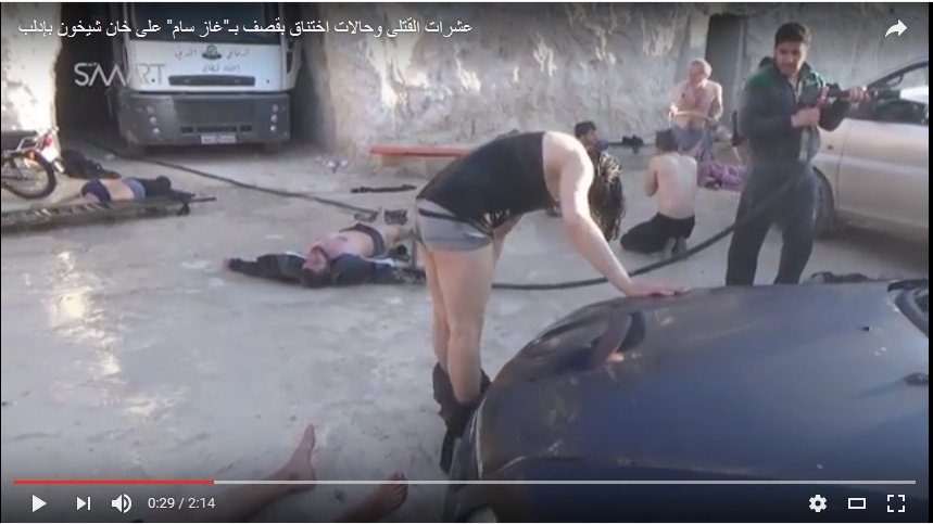 Idlib gas attack youtube