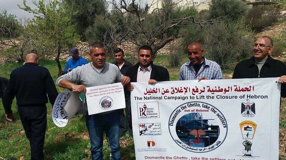 Land Day protest in Hebron