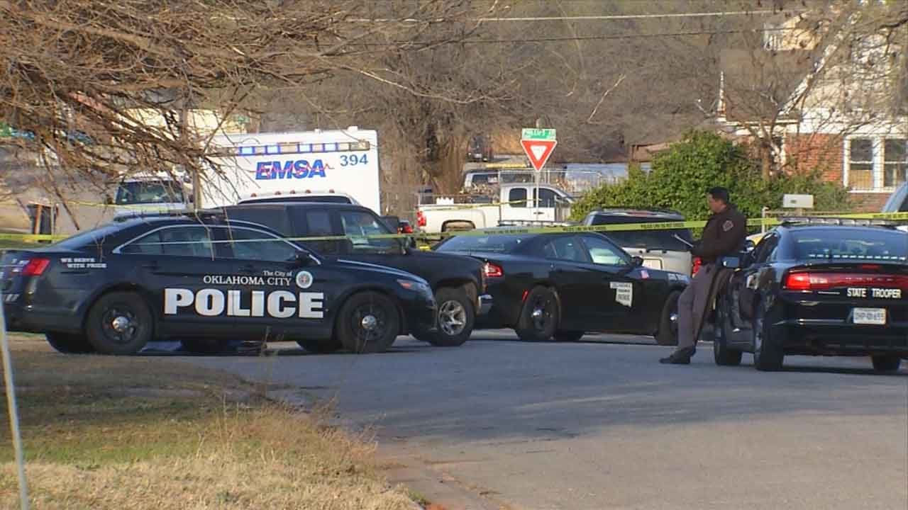 okc police scene